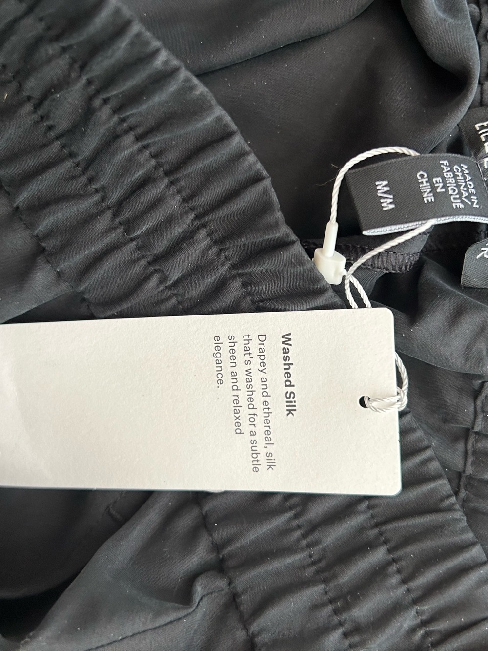 Eileen Fisher "Washed Silk" Cargo Pants NWT - Picture 5 of 6